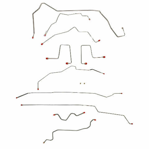 98-00 Chevrolet S10 Brake Line Kit 4WD Ext Cab/Short Bed Rear Disc