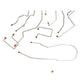 98-00 Chevrolet S10 Brake Line Kit 4WD Ext Cab/Short Bed Stainless Steel - Complete Brake Line Kit Car Part People