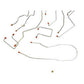 98-00 Chevrolet S10 Brake Line Kit 4WD Ext Cab/Short Bed  Stainless Steel