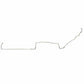 1984 - 1986 Ford Mustang Brake Line Kit - CBK0180OM