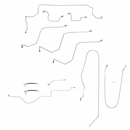 2002 - 2005 Dodge Ram 1500 Brake Line Kit - CBK0183SS - Complete Brake Line Kit Car Part People