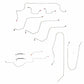 2002 - 2005 Dodge Ram 1500  Brake Line Kit - CBK0183SS