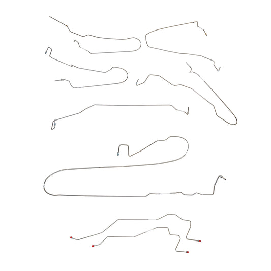 2007-08 Chevy Silverado 1500 Complete Brake Lines 4WD Ext/Crew No TC CBK0187OM