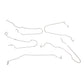 2007-08 Silverado 1500 Complete Brake Lines 4WD, Ext/Crew No TC Stainless CBK0187SS