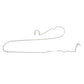 2007-08 Silverado 1500 Complete Brake Lines 4WD, Ext/Crew No TC Stainless CBK0187SS