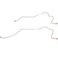 2007-08 Silverado 1500 Complete Brake Lines 4WD, Ext/Crew No TC Stainless CBK0187SS
