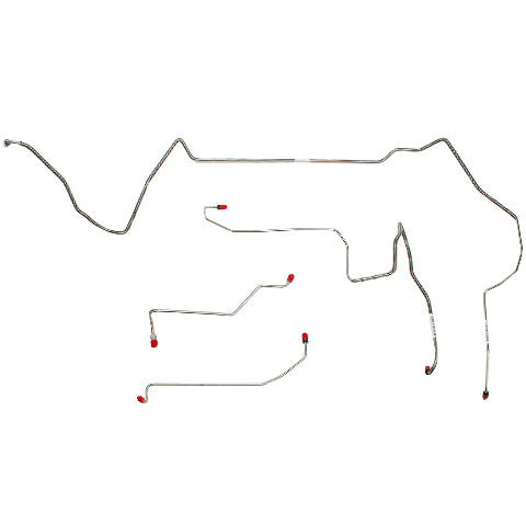 1998-2002 Chevrolet Camaro Complete Brake Line Kit No Traction Control - CBK0188OM