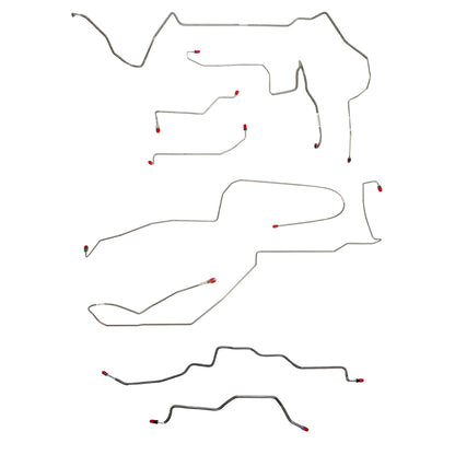 1998-2002 Chevrolet Camaro Complete Brake Line Kit Stainless - CBK0188SS - Complete Brake Line Kit Car Part People