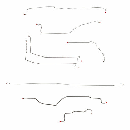 CBK0190OM- 99-02 Silverado/Sierra 1500, 4WD, Ext, 78 Bed Brake Line Kit; Steel - Complete Brake Line Kit Car Part People