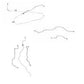 90-96 FORD F-150 COMPLETE BRAKE LINE KIT  REG CAB / LONG BED Stainless Steel