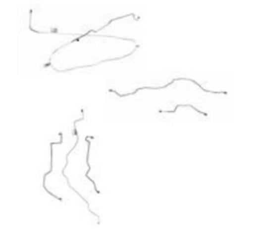90-96 FORD F-150 COMPLETE BRAKE LINE KIT REG CAB / LONG BED Stainless Steel - Complete Brake Line Kit Car Part People