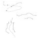 90-96 FORD F-150 COMPLETE BRAKE LINE KIT  REG CAB / LONG BED Stainless Steel