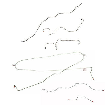 1990-1996 Ford F-150 Complete Brake Line Kit Reg Cab Long Bed Stainless CBK0193SS