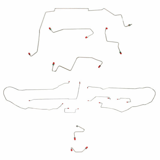 2005 - 2006 Ford Escape Brake Line Kit - CBK0194SS - Complete Brake Line Kit Car Part People