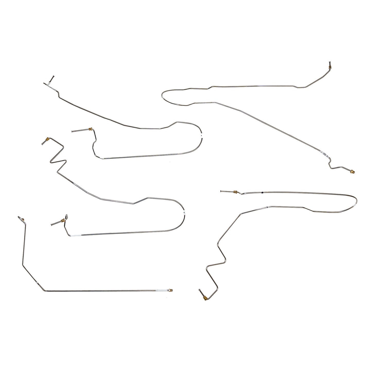 2005-2007 Chevrolet Silverado 1500 Complete Brake Line Kit 2WD Reg Cab 8ft Bed Stainless CBK0195SS