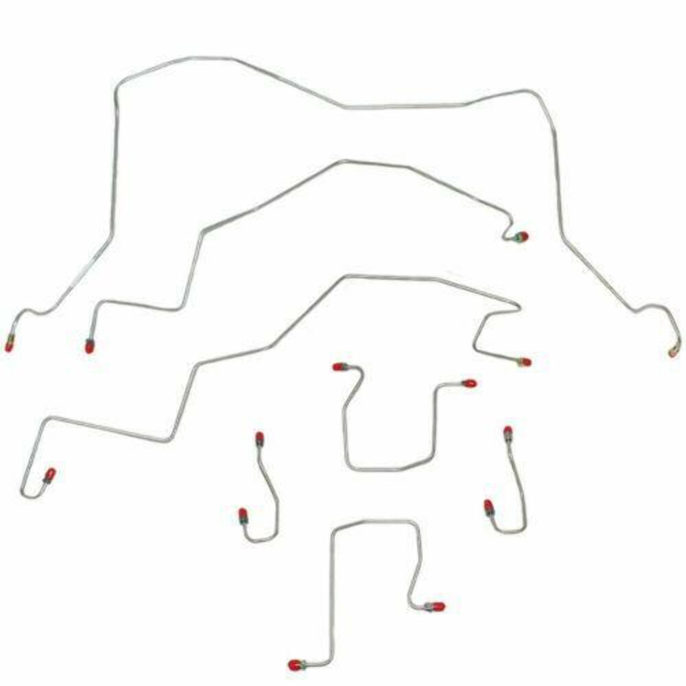 1998 - 2001 Dodge Ram 1500 Complete Brake Line Kit - CBK0199SS - Complete Brake Line Kit Car Part People