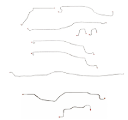 2003 - 2004 Chevrolet Silverado Brake Line Kit - CBK0200SS - Complete Brake Line Kit Car Part People