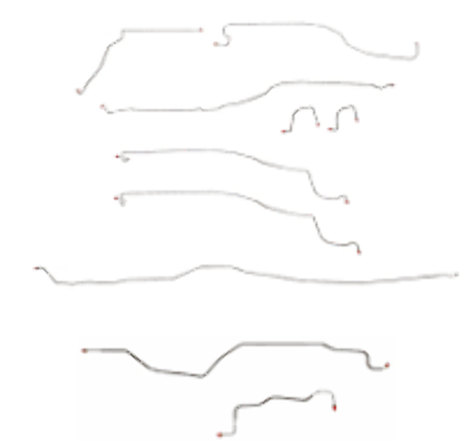 2003 - 2004 Chevrolet Silverado Brake Line Kit - CBK0200SS - Complete Brake Line Kit Car Part People