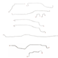 2003 - 2004  Chevrolet Silverado Brake Line Kit - CBK0200SS