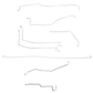 2004 - 2006 Chevrolet Avalanche Brake Line Kit - CBK0202SS