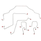 Dodge Complete Brake Line Kit; Fine Lines-CBK0203OM