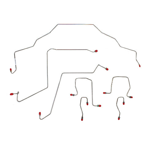 1998-2001 Dodge Ram 1500 Complete Brake Line Kit 2WD Rear ABS Quad Cab Short Bed CBK0204OM