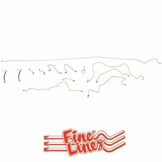 1995-97 Dodge Ram 3500 Brake Line Kit 4x4 Rear ABS Reg Cab Long Bed - CBK0207OM