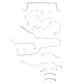 2002 - 2007 Jeep Liberty  Brake Line Kit - CBK0213OM