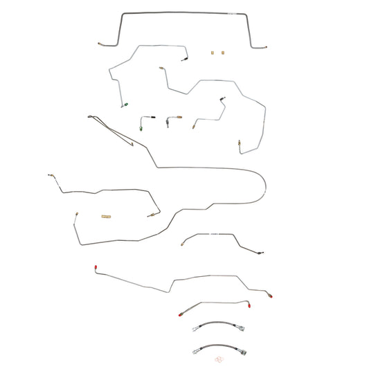 2002 - 2007 Jeep Liberty Brake Line Kit - CBK0213SS - Complete Brake Line Kit Car Part People