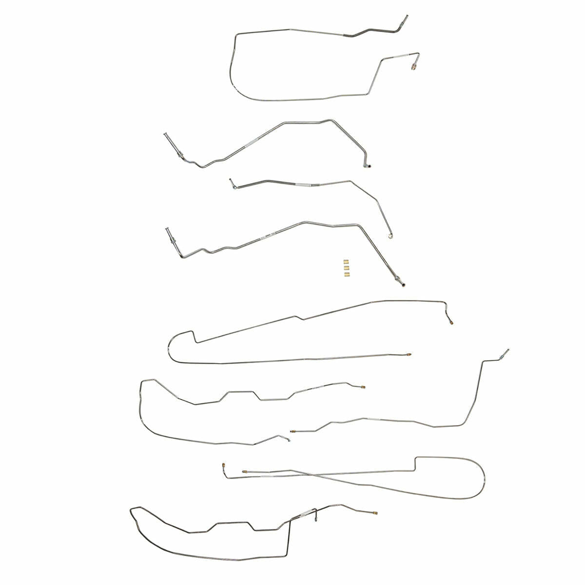 2006-11 Buick Lucerne Complete Brake Line Kit Stainless Steel CBK0214SS