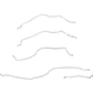 1955 Chevrolet Bel Air Brake Line Kit - CBK0219OM