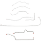 1955 Chevrolet Bel Air Brake Line Kit - CBK0219OM - Complete Brake Line Kit Car Part People