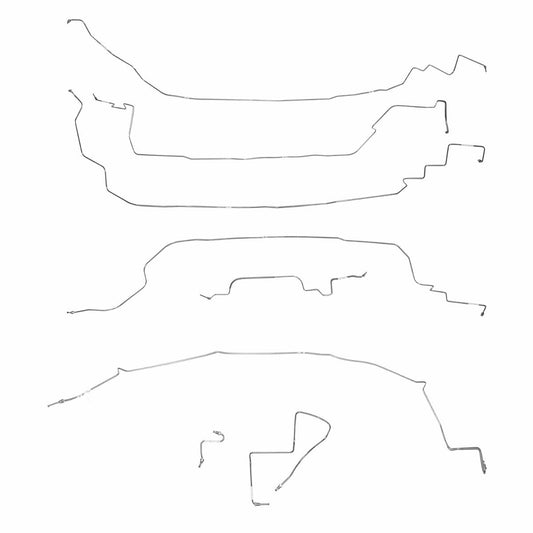 1986 - 1987 Chevrolet Corvette  Brake Line Kit - CBK0223SS