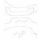 1986-1987 Chevrolet Corvette Complete Brake Line Kit Stainless CBK0223SS