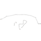 1986-1987 Chevrolet Corvette Complete Brake Line Kit Stainless CBK0223SS