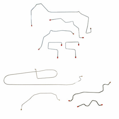 2000-2005 Chevrolet Blazer No ZR2, 4 Door, 4WD Complete Brake Line Kit-CBK0228OM - Complete Brake Line Kit Car Part People