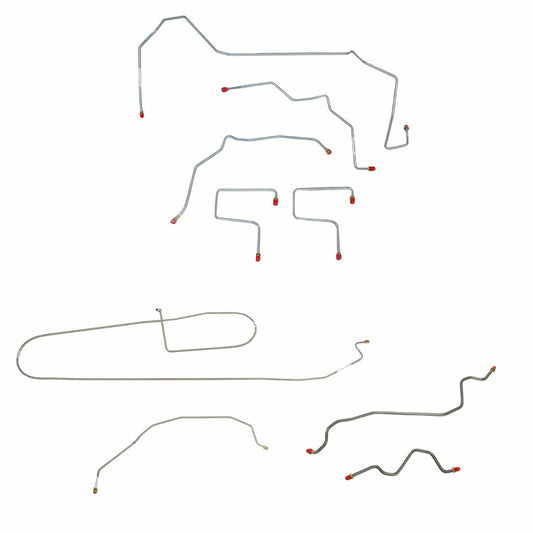 2000-2005 Chevrolet Blazer No ZR2, 4 Door, 4WD Complete Brake Line Kit-CBK0228OM - Complete Brake Line Kit Car Part People
