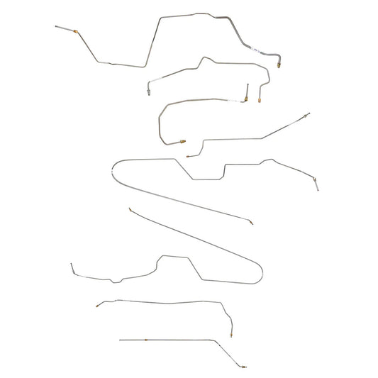 Chevy Complete Brake Line Kit; Fine Lines-CBK0231OM