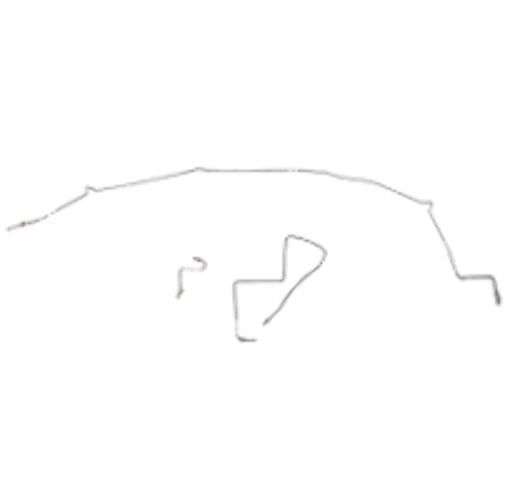 CBK0233SS- 05-09 Chevy Equinox, 4WD, All-Wheel ABS, Complete Brake Line Kit, Sta