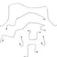 Fits 01-02 Ram 3500 4 WD Rear ABS Reg Cab Long Bed Complete Brake Line-CBK0234SS - Complete Brake Line Kit Car Part People