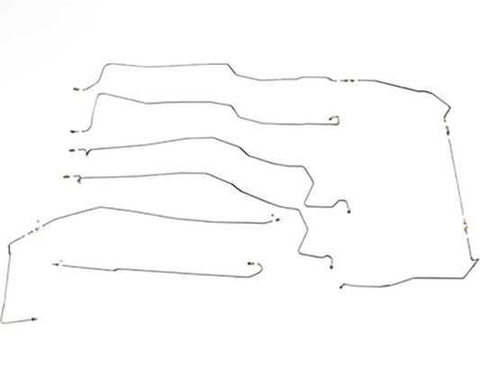 94-95 Ram 1500, 4WD, RWABS, Reg/Short, Drum; Complete Brake Line CBK0238OM