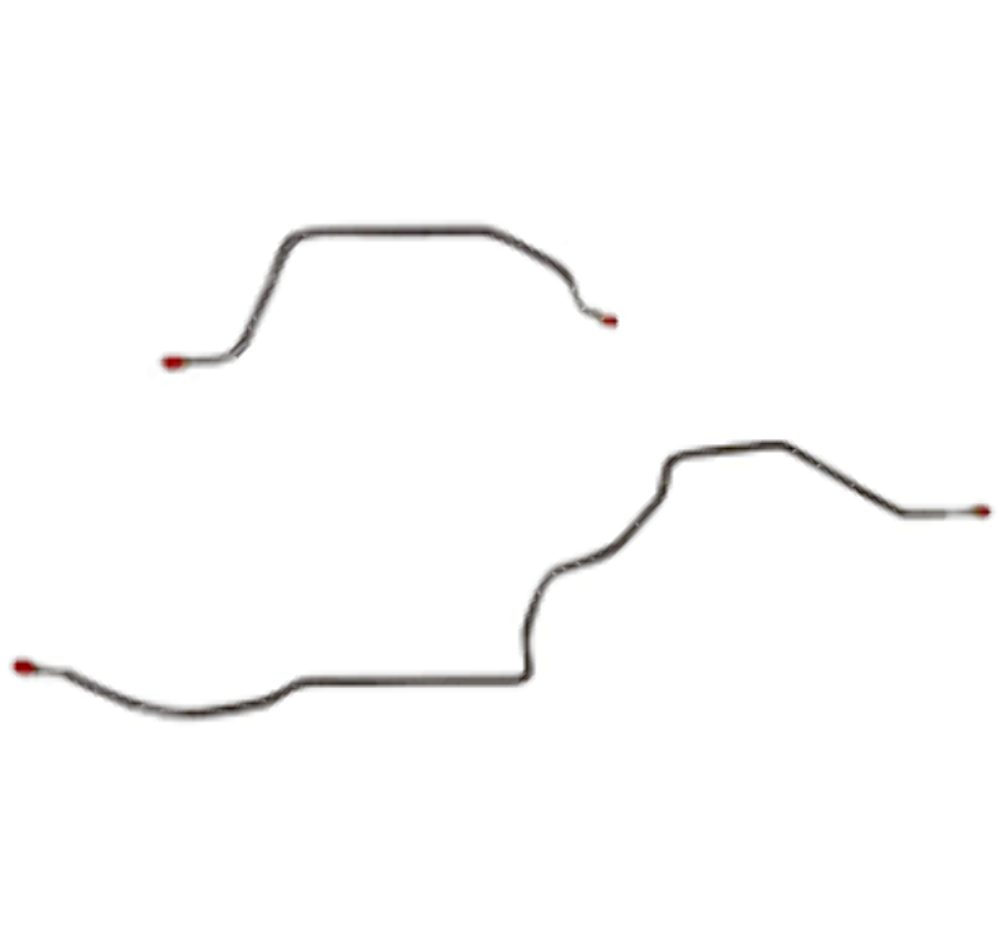 Fits 76-77 Camaro with Standard Suspension; Complete Brake Line Kit-CBK0241SS