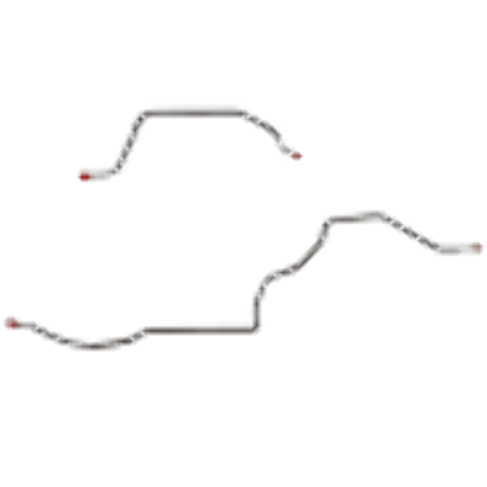 Fits 78-80 Camaro with Standard Suspension, Complete Brake Line Kit-CBK0242SS
