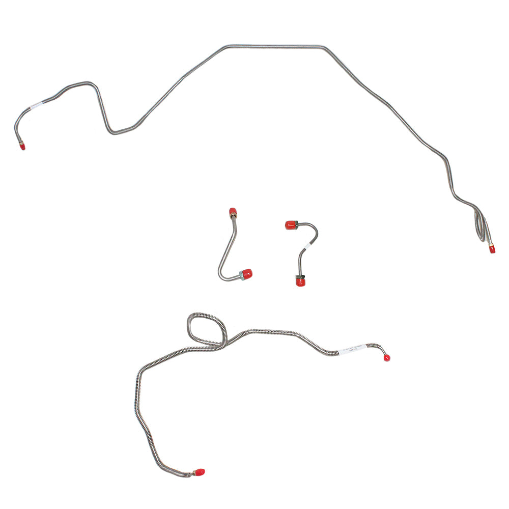 1982-1983 Chevrolet Camaro Complete Brake Line Kit Rear Drum 5.0L Steel CBK0245OM