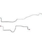 Fits 84-85 Camaro 2.5L non-Borg Warner HD Axle Complete Brake Line Kit-CBK0246OM