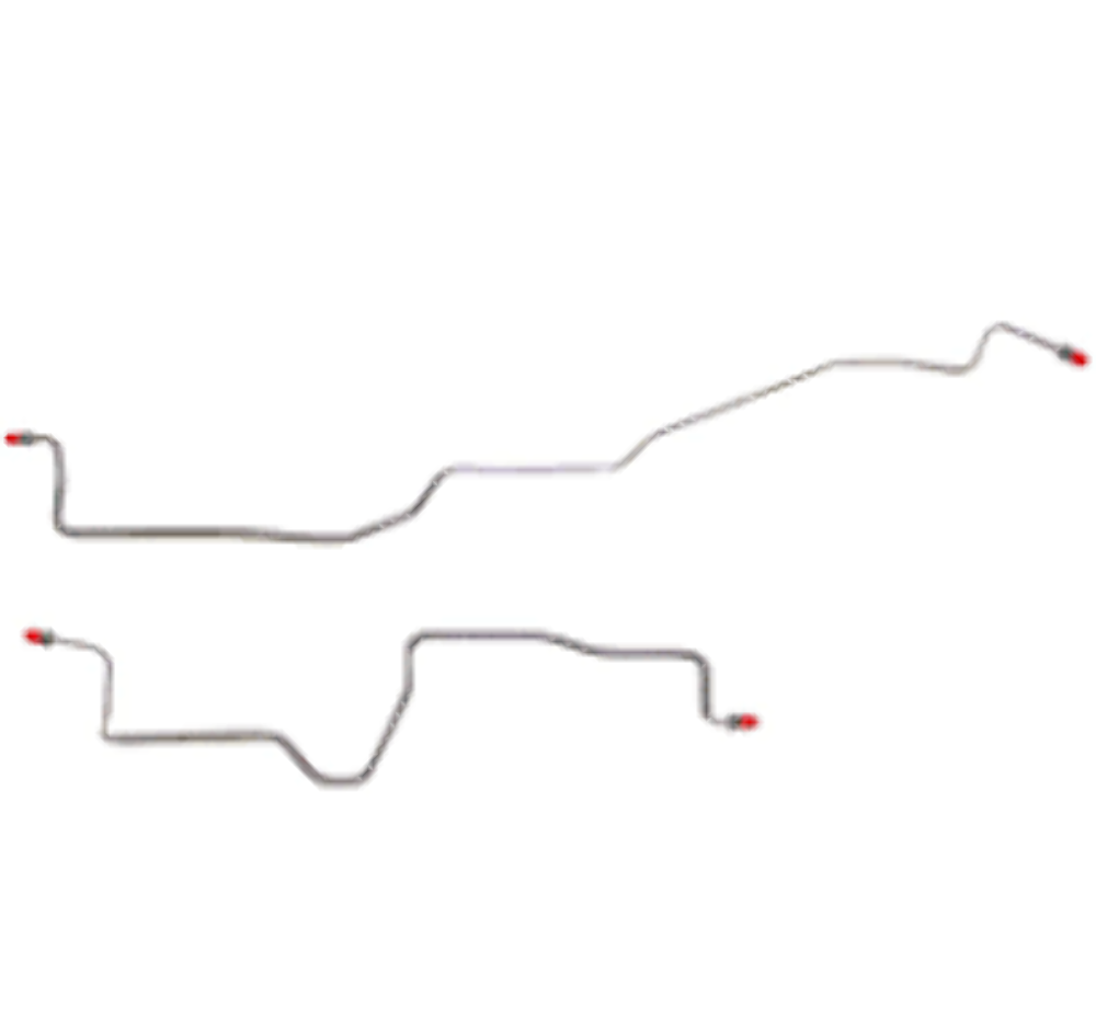 Fits 84-85 Camaro 5.0L/8 cyl non-Borg Warner HD Axle CompleteBrakeLine-CBK0247SS