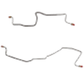 Fits 86-89 Camaro 2.5L or 2.8L Borg-Warner HD Axle Complete Brake Line-CBK0248OM