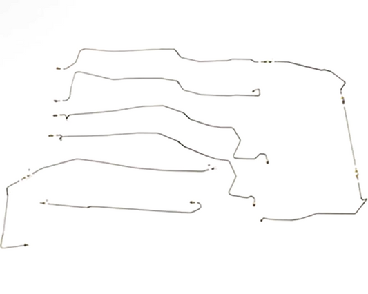 Fits 86-89 Camaro 2.5L/4 or 2.8L/6 J65 Rear Disc Complete Brake Line-CBK0249OM