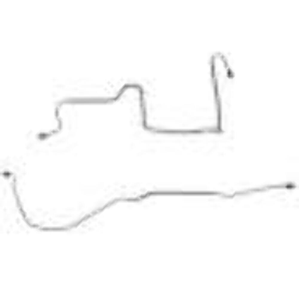 Fits 86-89 Camaro 2.5L/4 or 2.8L/6 J65 Rear Disc Complete Brake Line-CBK0249SS