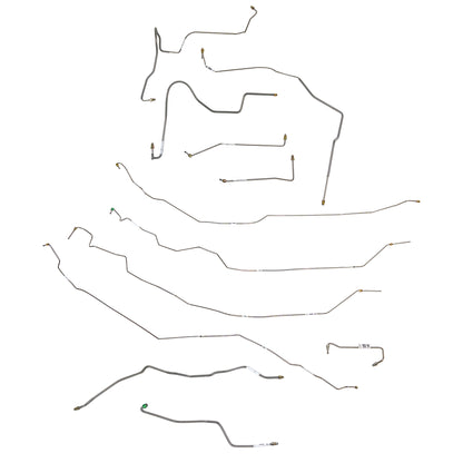 For 95-97 Camaro, Traction Control; Complete Brake Line Kit; Stainless-CBK0252SS